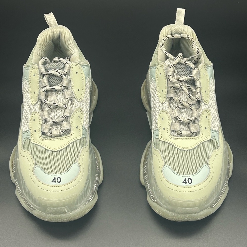 Balenciaga Olive Green Chunky Sneakers